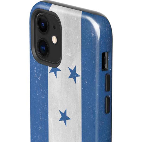 Honduras Flag Distressed iPhone 12 Impact Case
